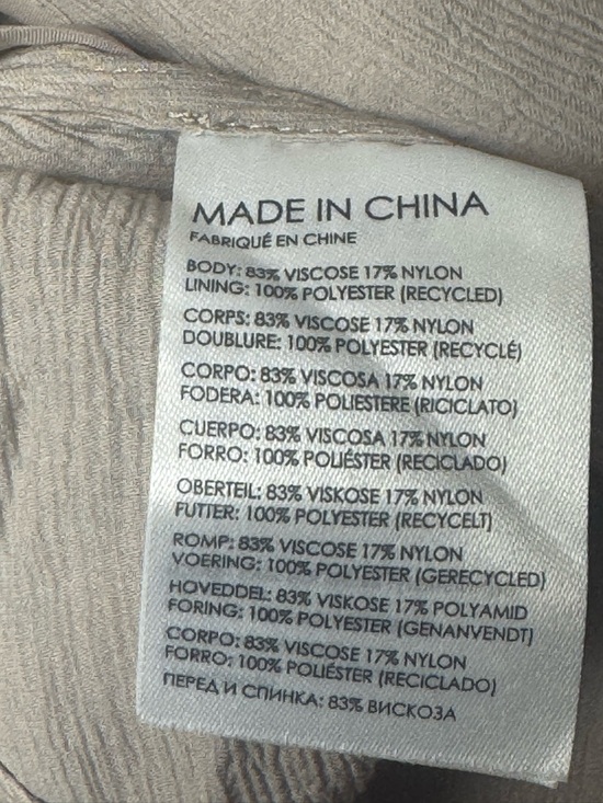 CLUB MONACO Lightweight Blazer Cream Viscose Nylon Blend Pockets Sz Medium EUC - Picture 6 of 10